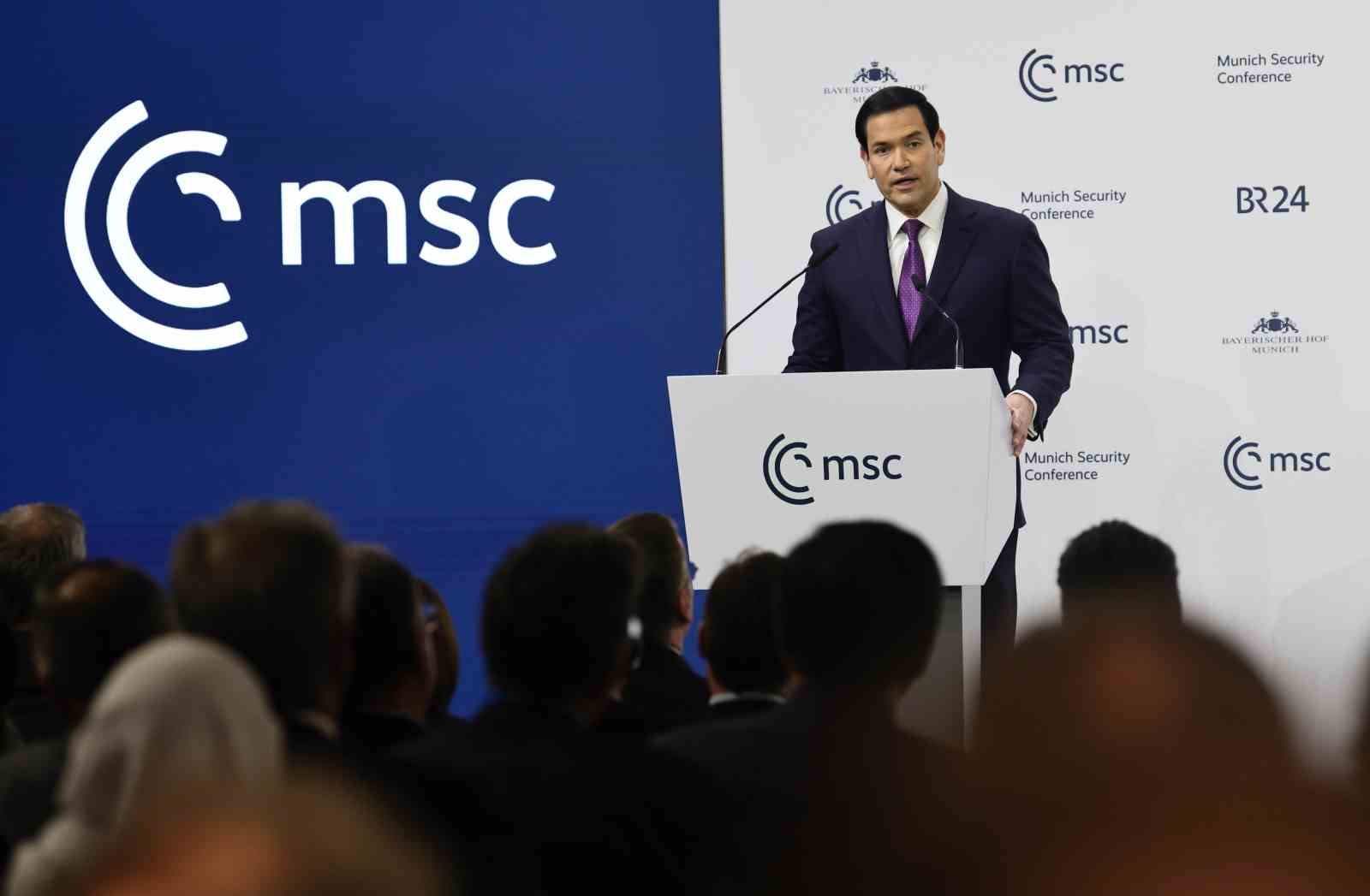 ABD Dışişleri Bakanı Rubio: "ABD ve Avrupa olarak biz, birbirimize aitiz"
ABD Dışişleri Bakanı Rubio: "ABD ve Avrupa olarak biz, birbirimize aitiz"