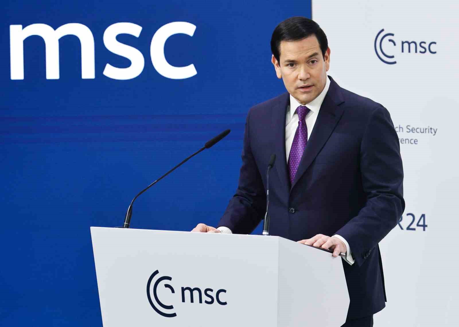 ABD Dışişleri Bakanı Rubio: "ABD ve Avrupa olarak biz, birbirimize aitiz"
ABD Dışişleri Bakanı Rubio: "ABD ve Avrupa olarak biz, birbirimize aitiz"