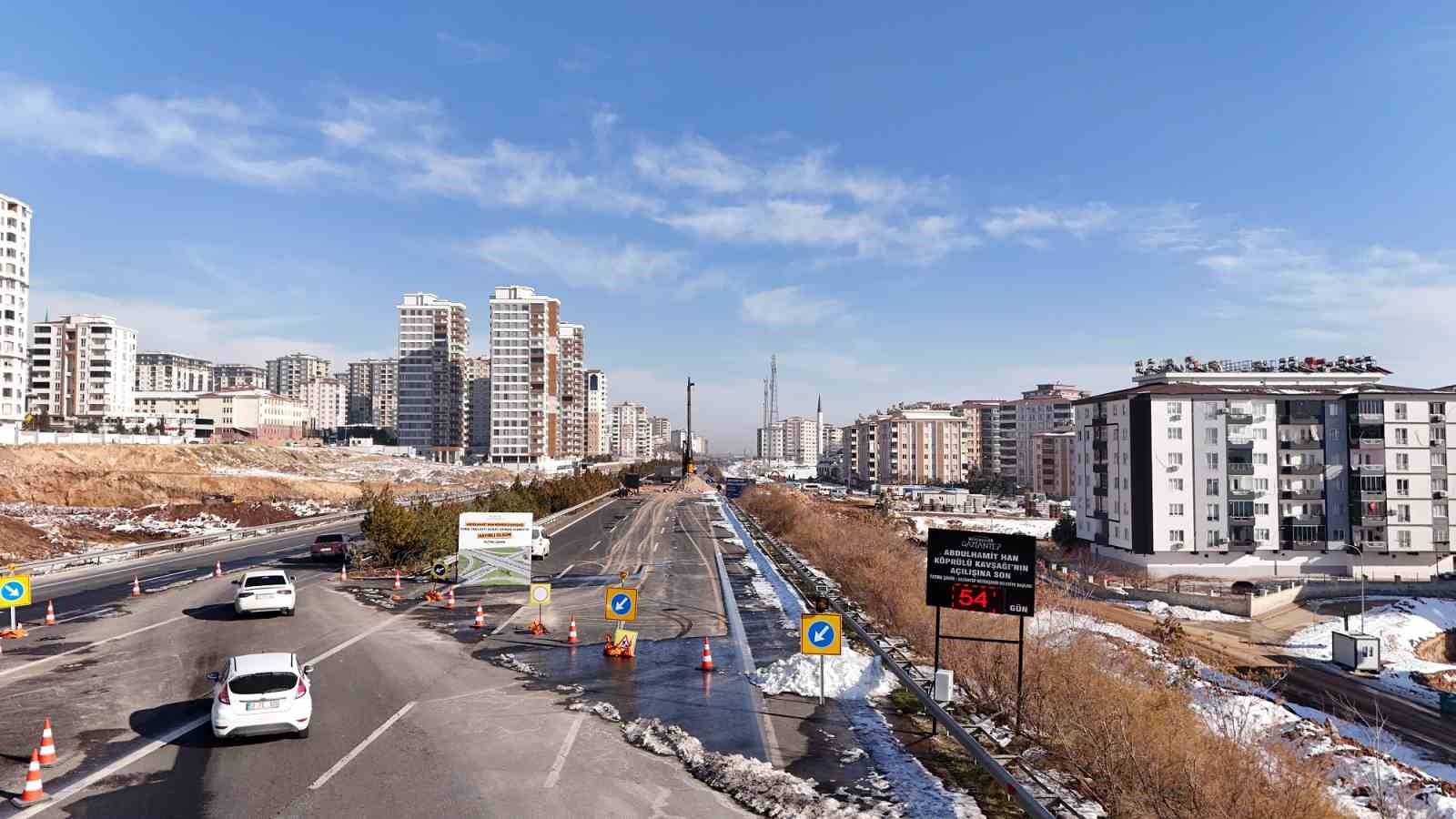 Abdülhamit Han Köprülü Kavşağı için geri sayım başladı
