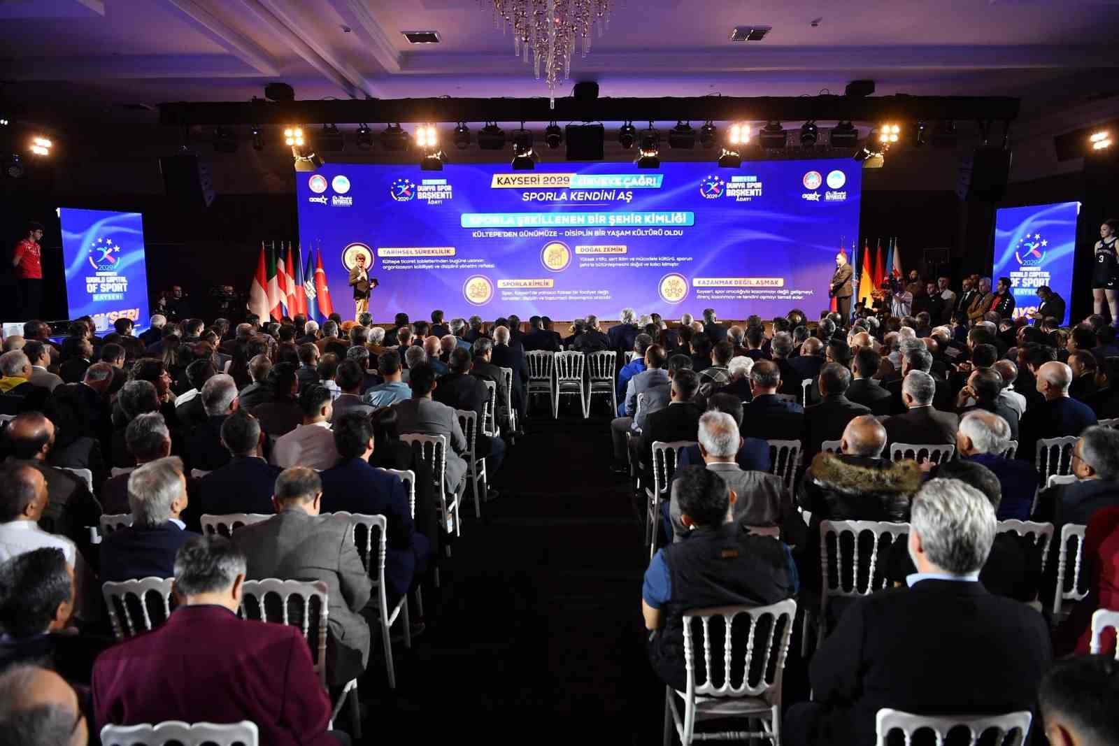 ACES Yönetim Kurulu Başkanı Lupatelli: "2029 Dünya Spor Başkenti yüzde 99.5 Kayseri olacak"
