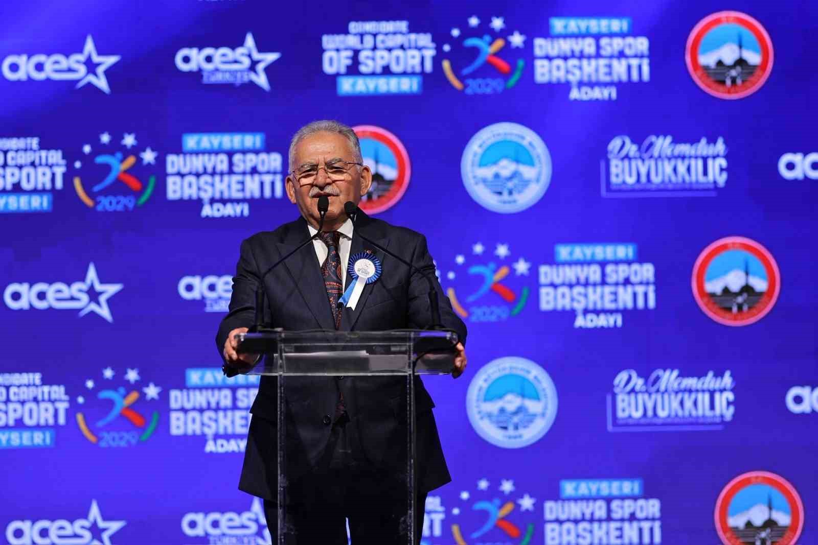 ACES Yönetim Kurulu Başkanı Lupatelli: "2029 Dünya Spor Başkenti yüzde 99.5 Kayseri olacak"
