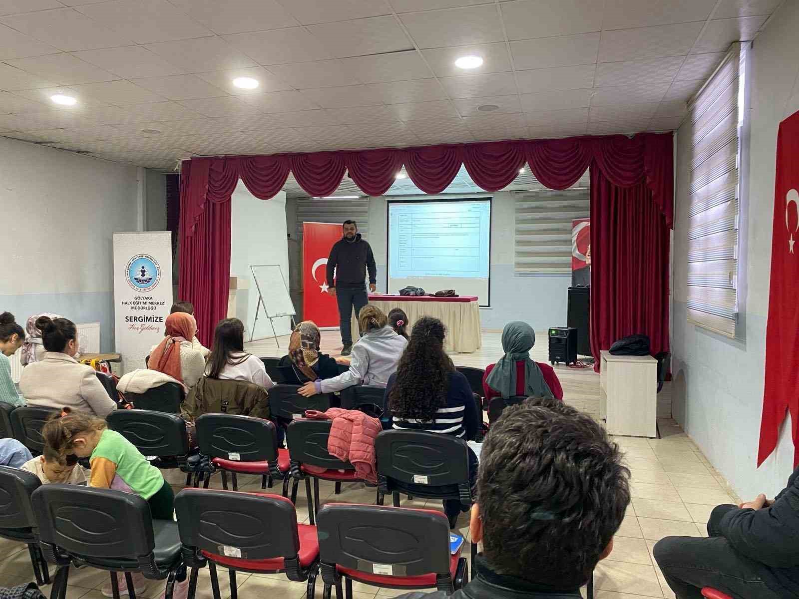 Açık uçlu madde yazma Gölyaka’da anlatıldı
