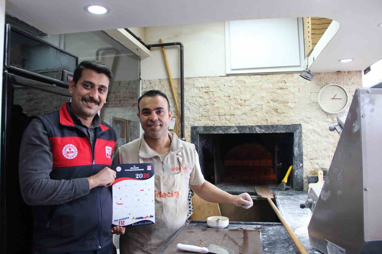 Acil Çağrı Merkezi ekipleri esnafı bilgilendirdi
