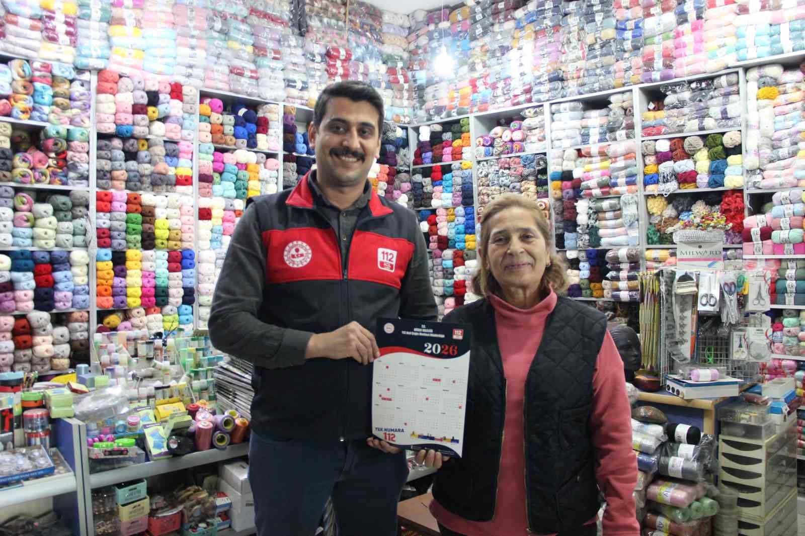 Acil Çağrı Merkezi ekipleri esnafı bilgilendirdi
