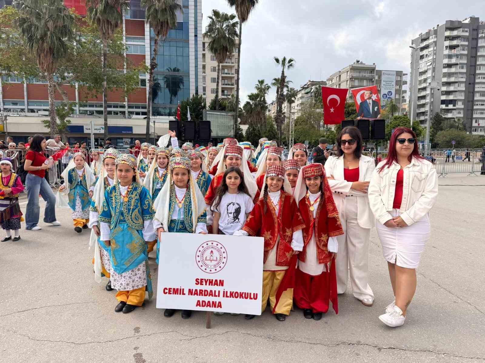 Adana’da 23 Nisan Ulusal Egemenlik ve Çocuk Bayramı coşkuyla kutlandı
