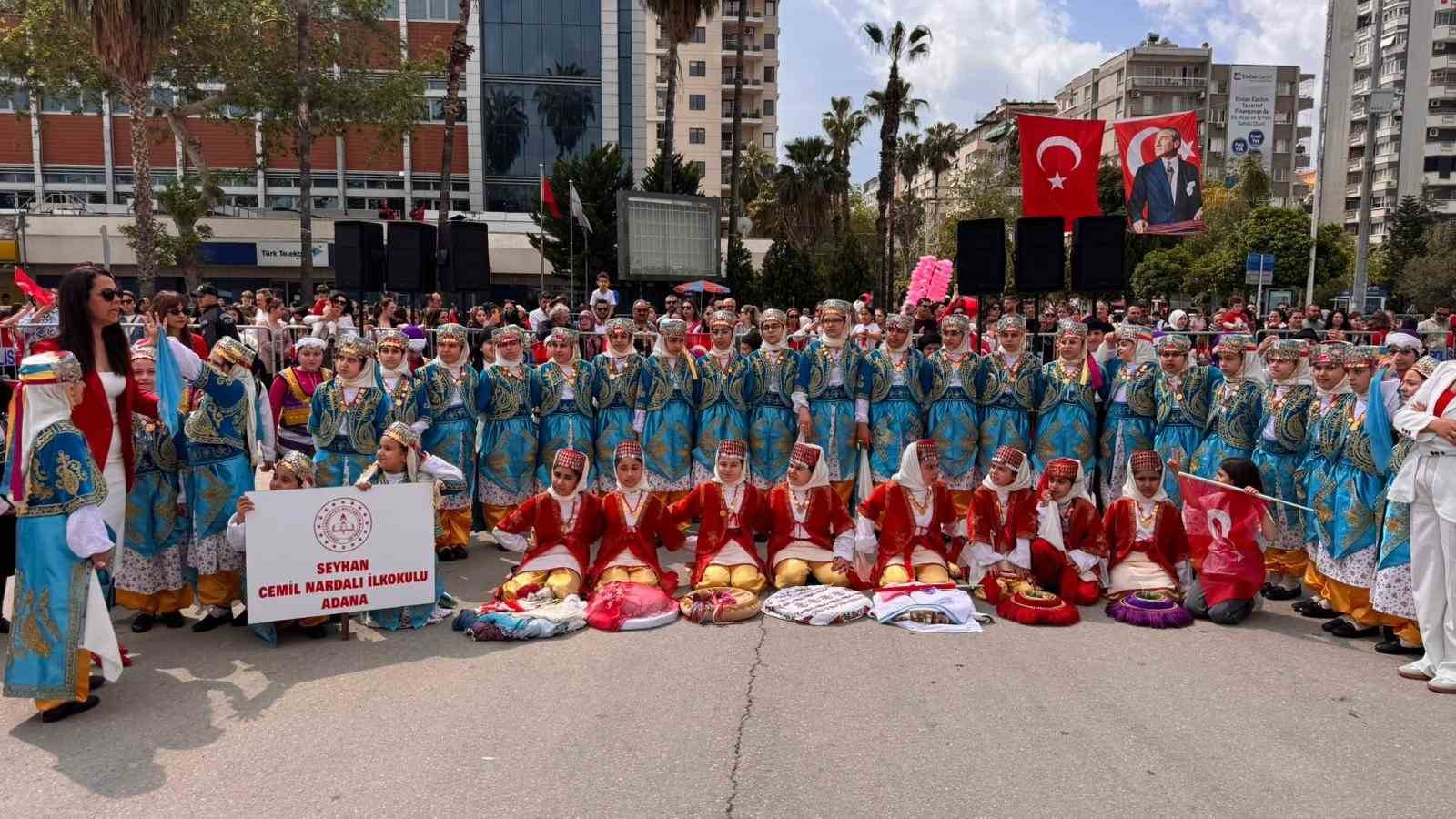 Adana’da 23 Nisan Ulusal Egemenlik ve Çocuk Bayramı coşkuyla kutlandı
