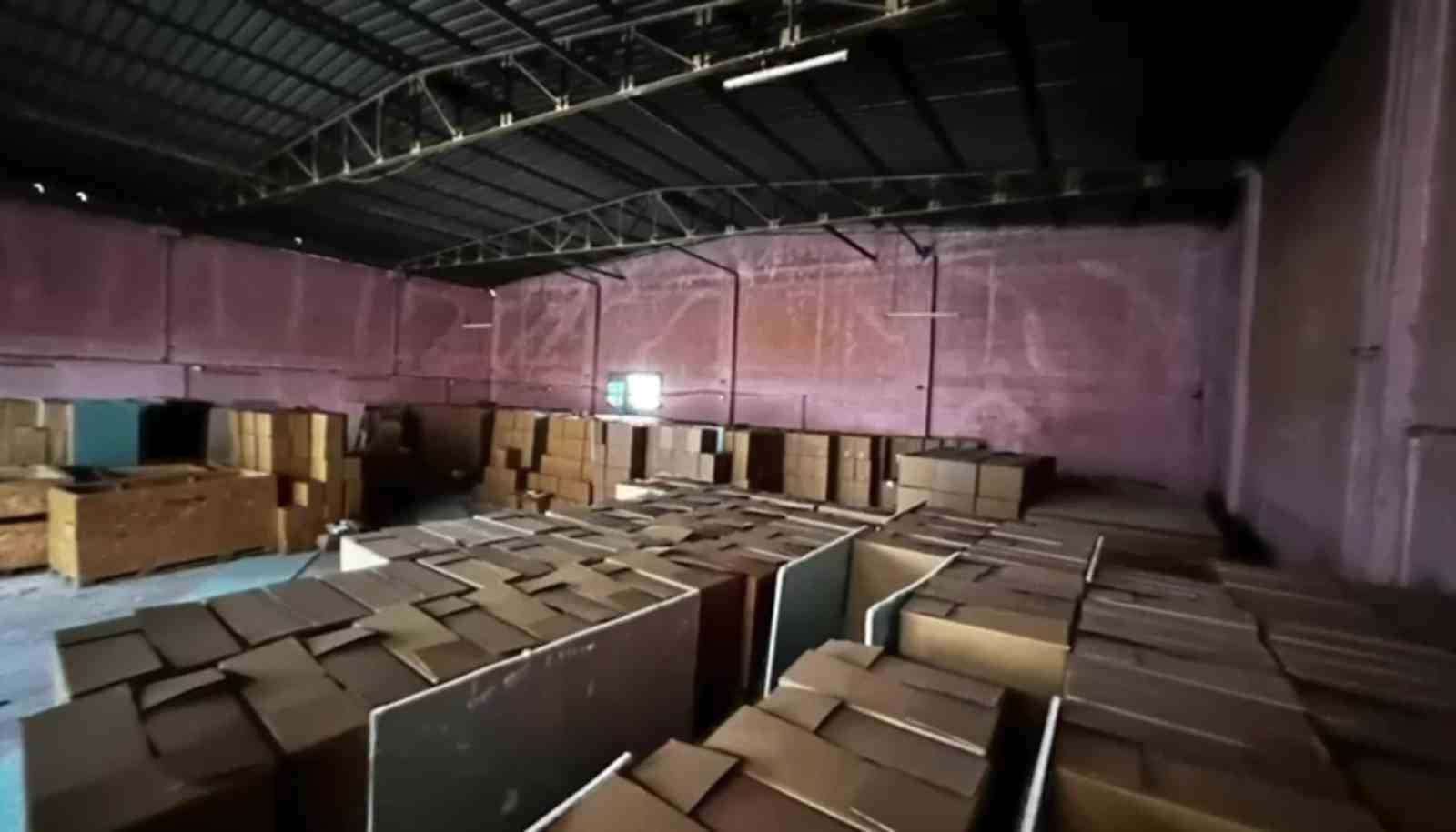 Adana’da 66 milyon kaçak makaron ele geçirildi
