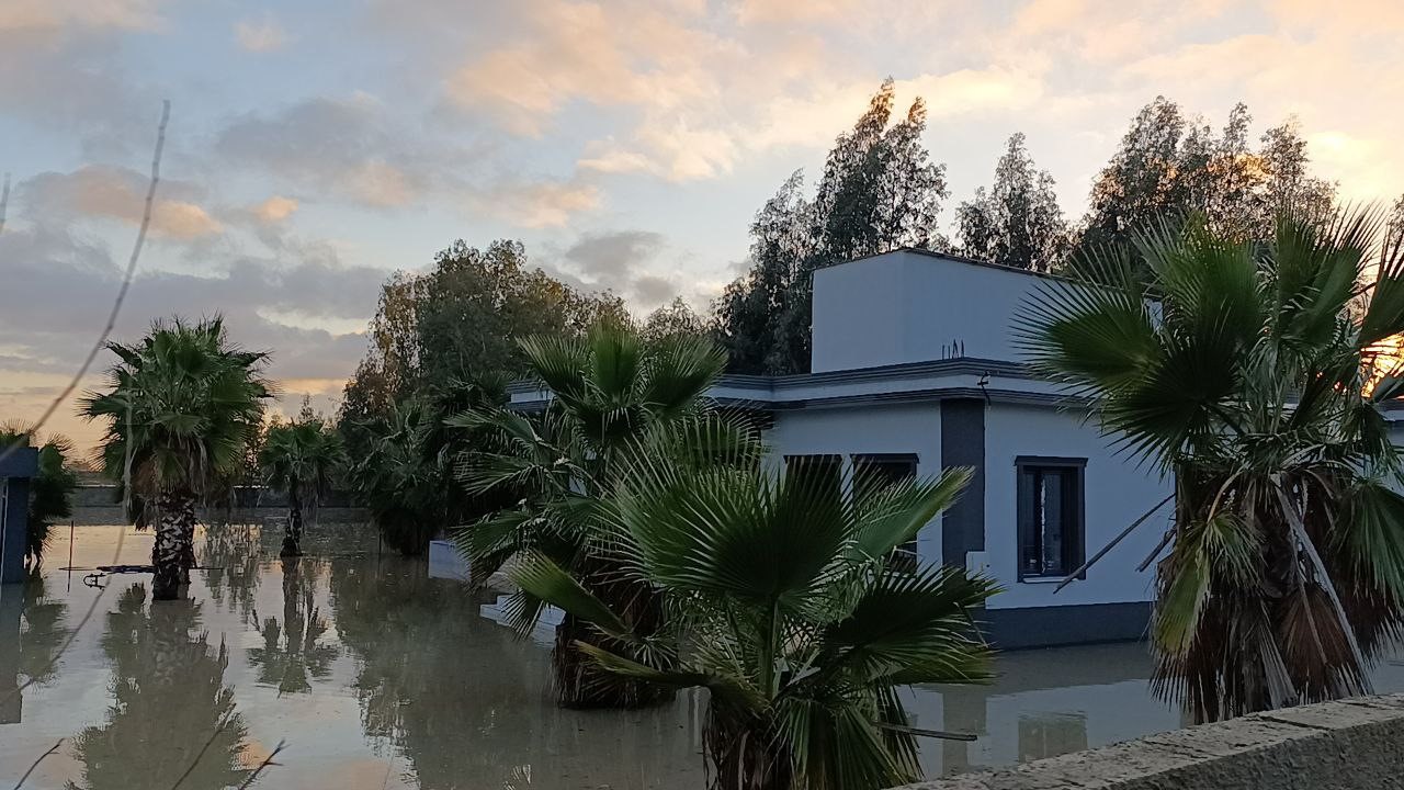 Adana’da afetin boyutu havadan görüntülendi

