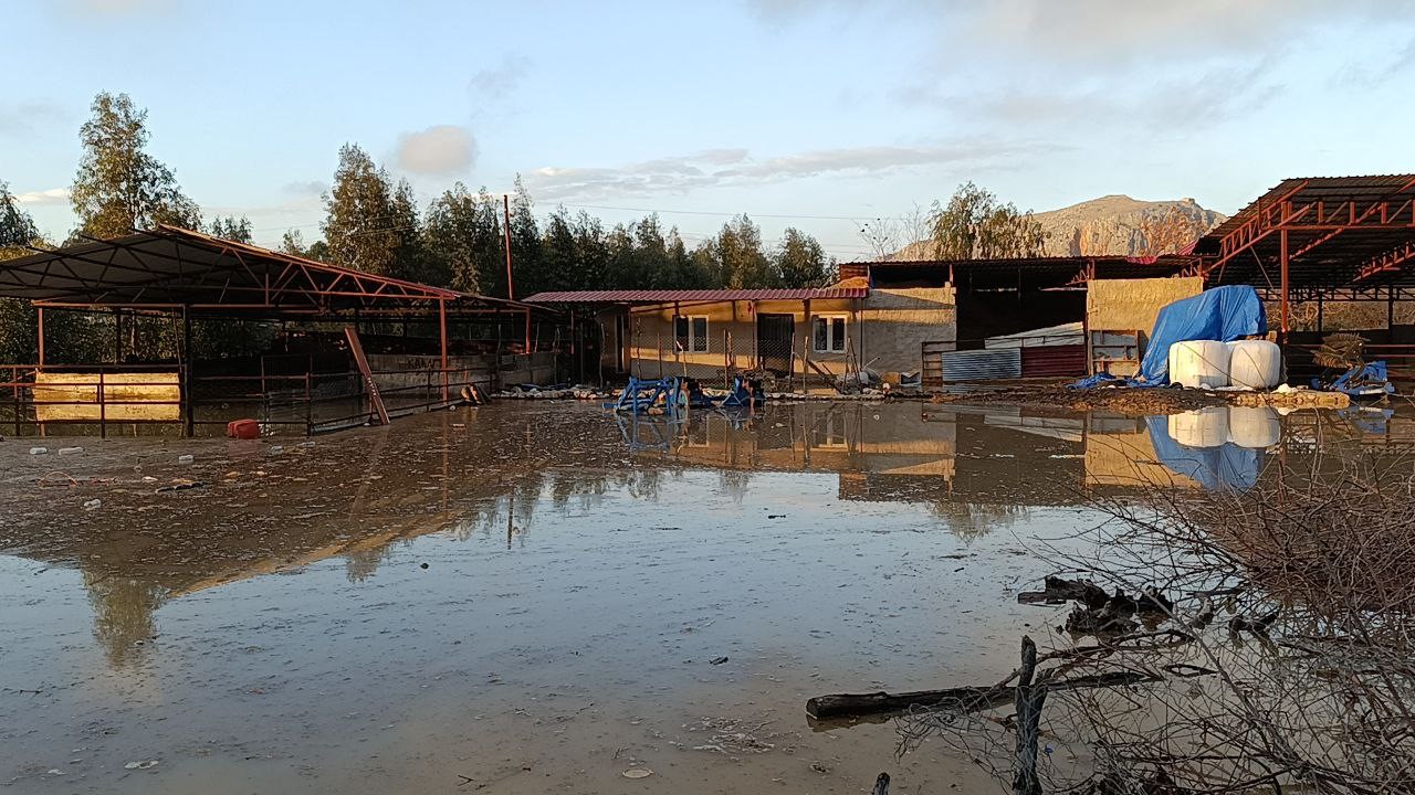 Adana’da afetin boyutu havadan görüntülendi
