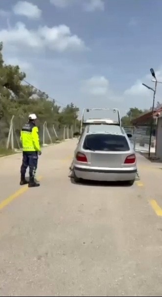 Adana’da "makas atan" sürücü yakalandı
