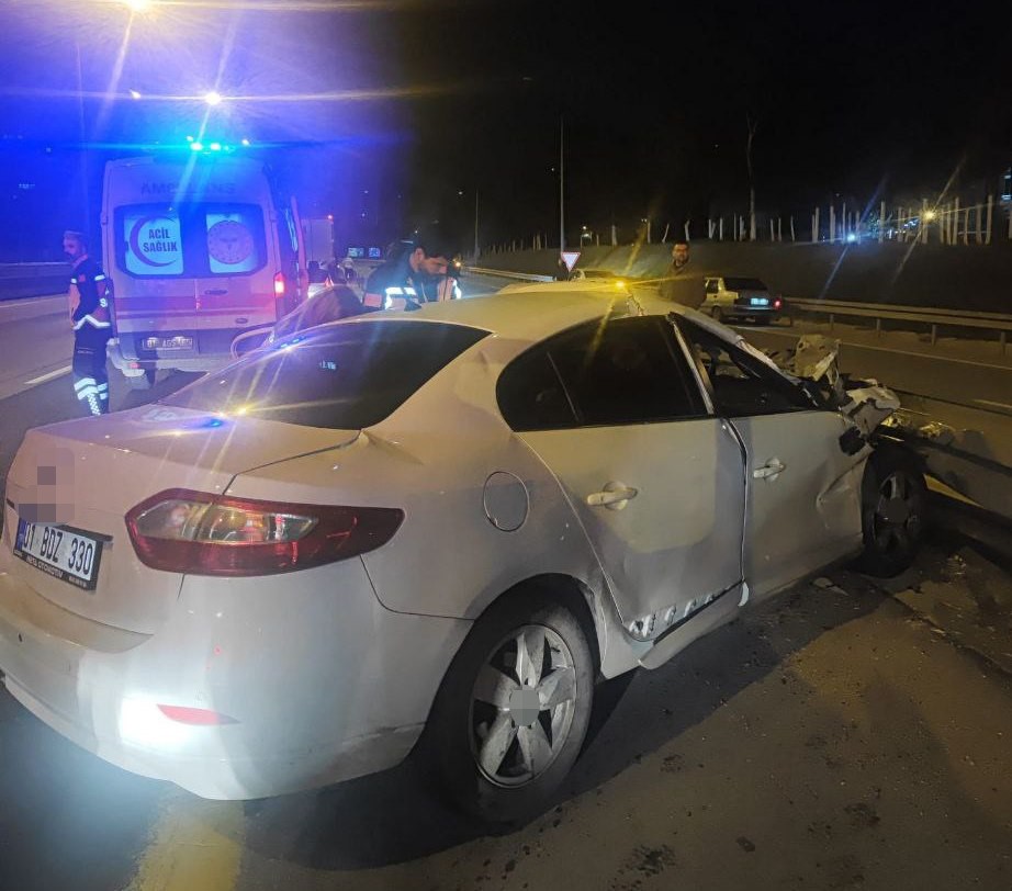 Adana’da otoyolda trafik kazası : 1 ölü
