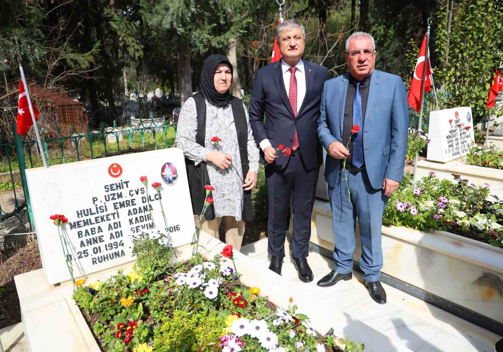 Adana’da şehitler unutulmadı
