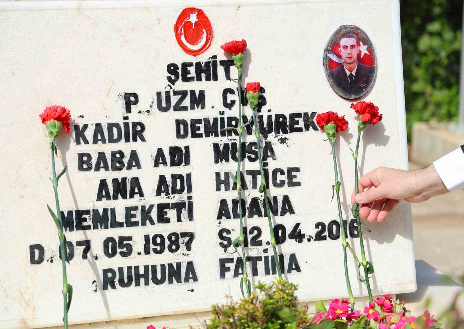 Adana’da şehitler unutulmadı
