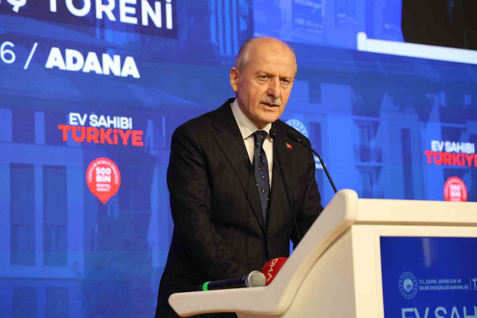 Adana’da ’Yüzyılın Konut Projesi’nin kuraları çekildi
Adana’da ’Yüzyılın Konut Projesi’nin kuraları çekildi