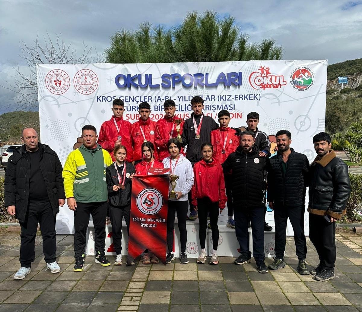 Adil Sani Konukoğlu Spor Lisesi sporcularından üç Türkiye şampiyonluğu
