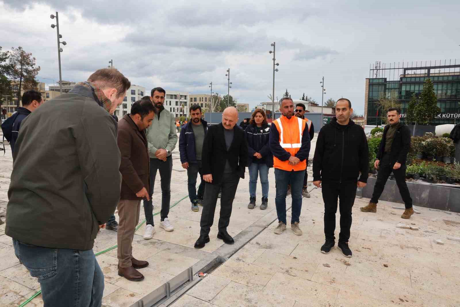 Adıyaman’da 1. Etap Çarşı Projesi tamamlanma aşamasına geldi
