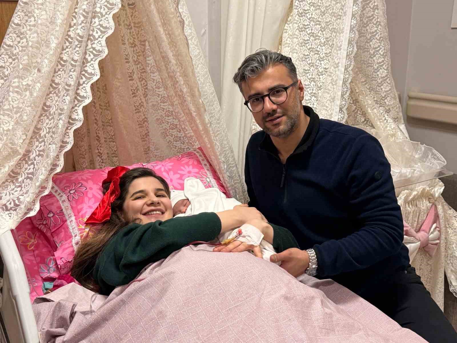 Adıyaman’da 2026 yılınının ilk bebeği "Rüya" oldu
