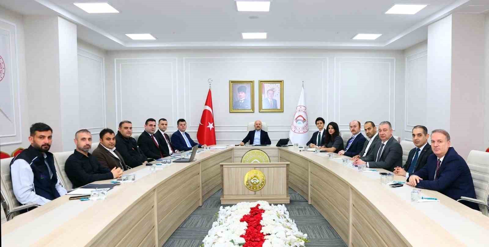 Adıyaman’da haftalık koordinasyon toplantısı gerçekleştirildi
