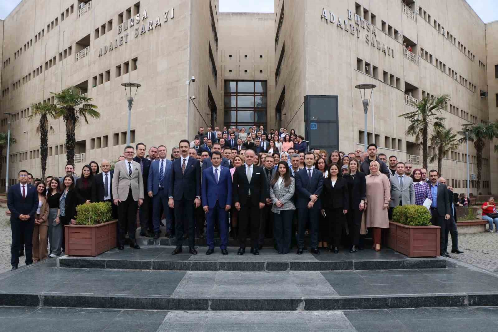 Adli Yargı Komisyonu Başkanı Bilen Bursa’ya veda etti
