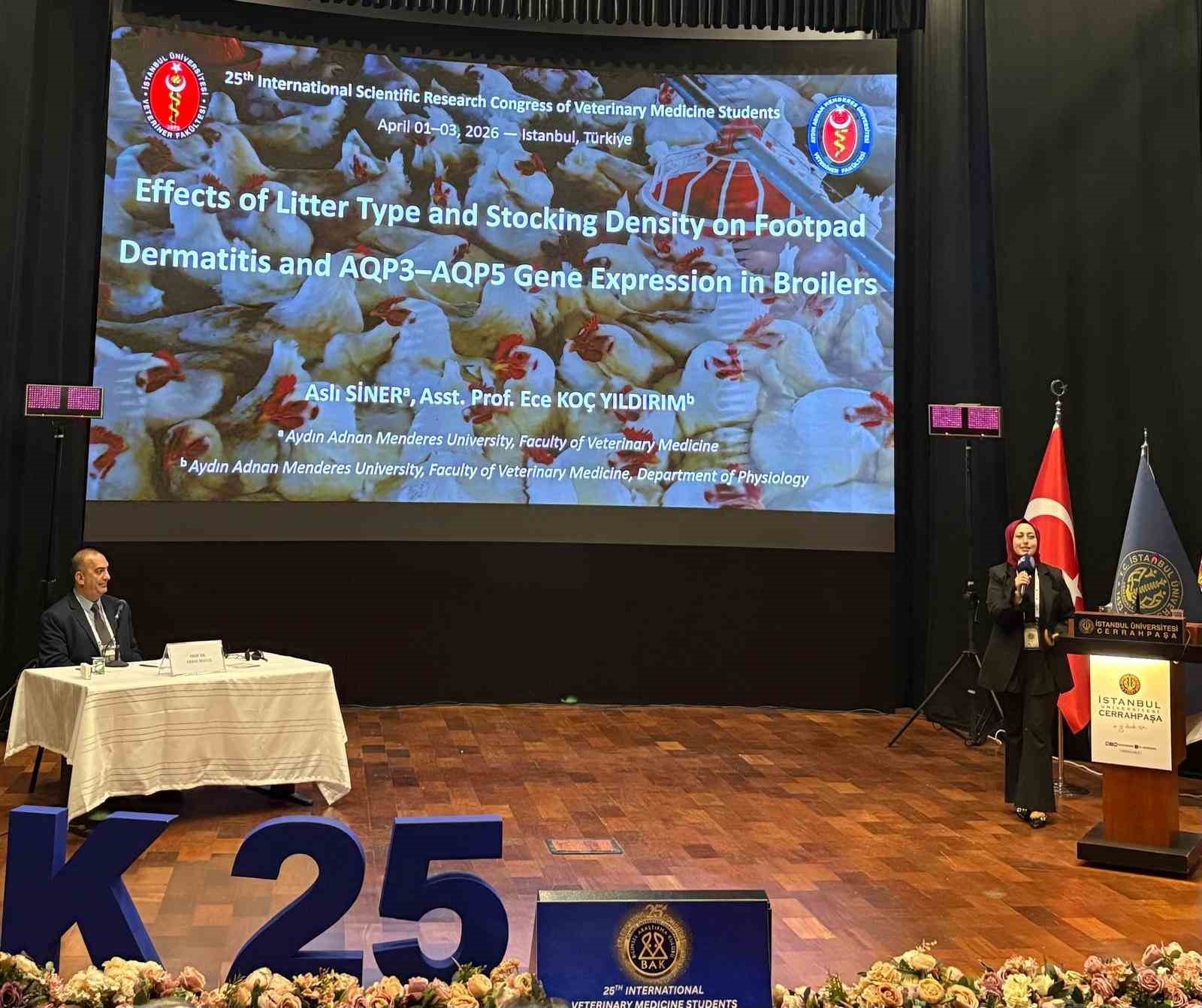 Adnan Menderes Üniversitesi öğrencisi kongrede birinci oldu
