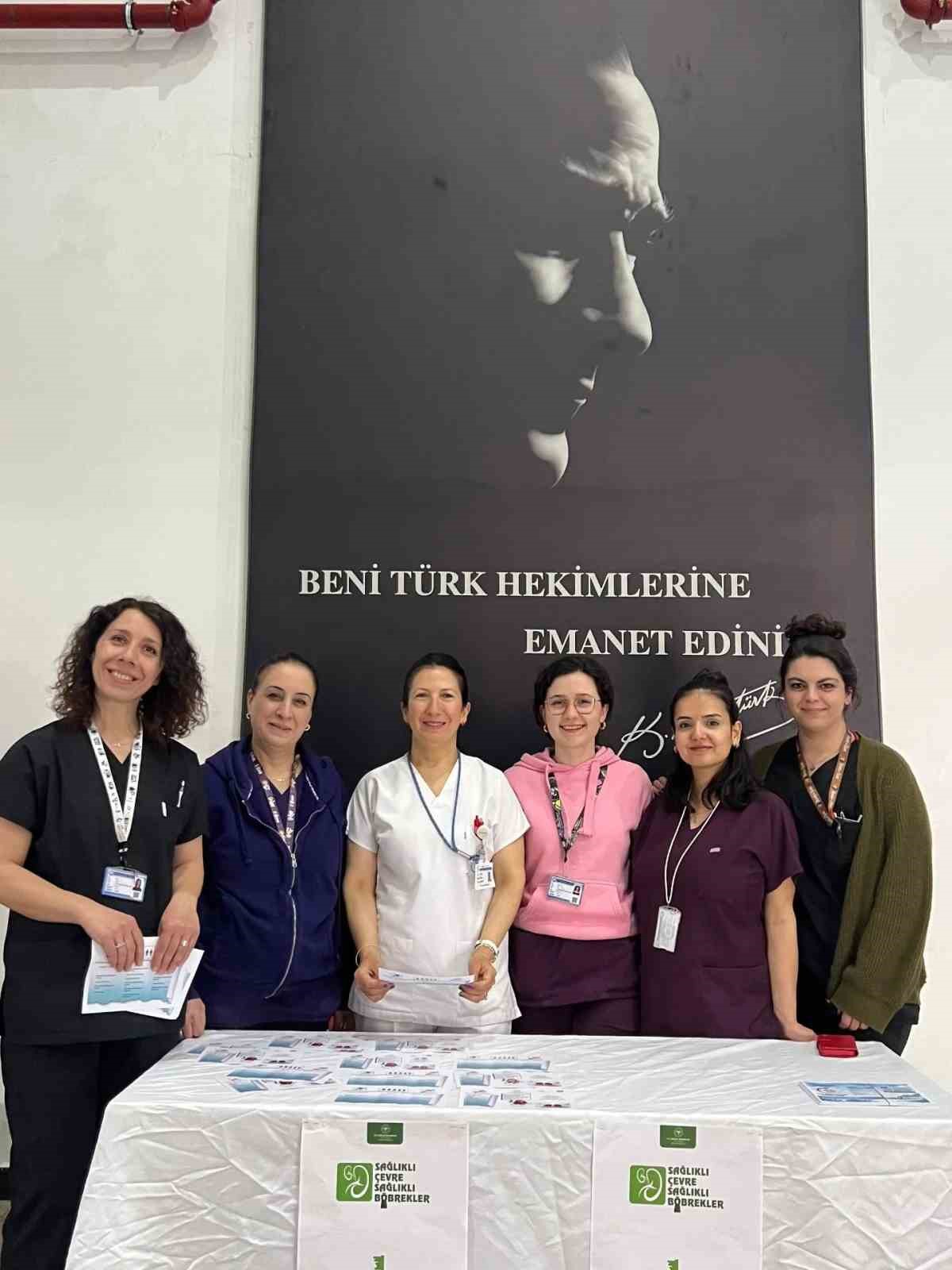 ADÜ Hastanesi’nde hastalara böbrek sağlığı anlatıldı
