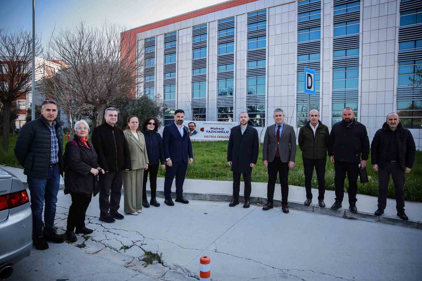 ADÜ’de fidanlar Muhsin Yazıcıoğlu anısına dikildi
