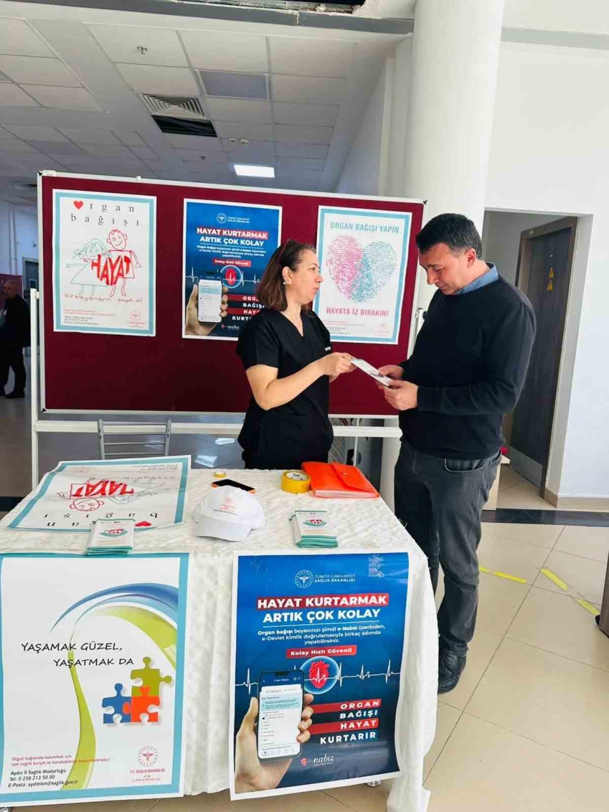 ADÜ’de organ bağışına dikkat çektiler
