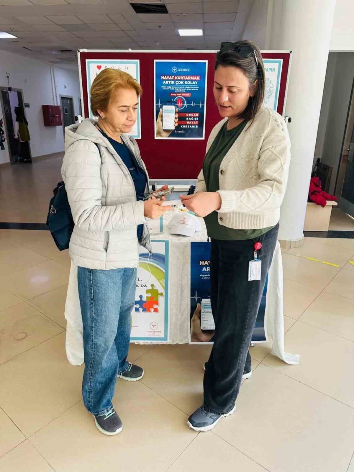 ADÜ’de organ bağışına dikkat çektiler
