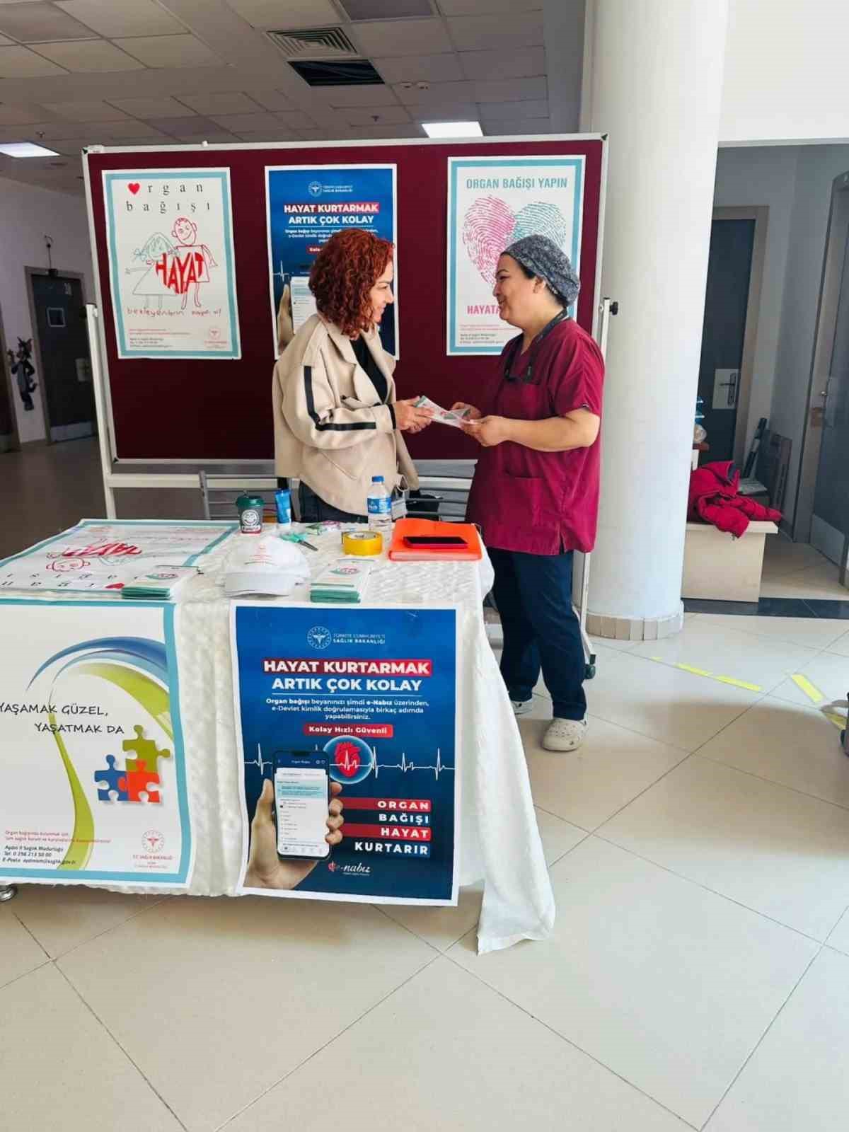 ADÜ’de organ bağışına dikkat çektiler
