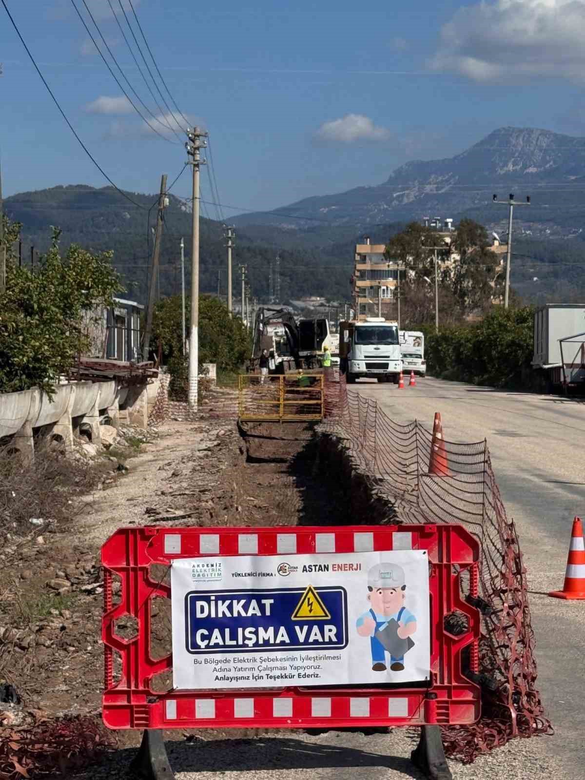 AEDAŞ’tan Kumluca’ya 558 milyon TL’lik şebeke yatırımı
