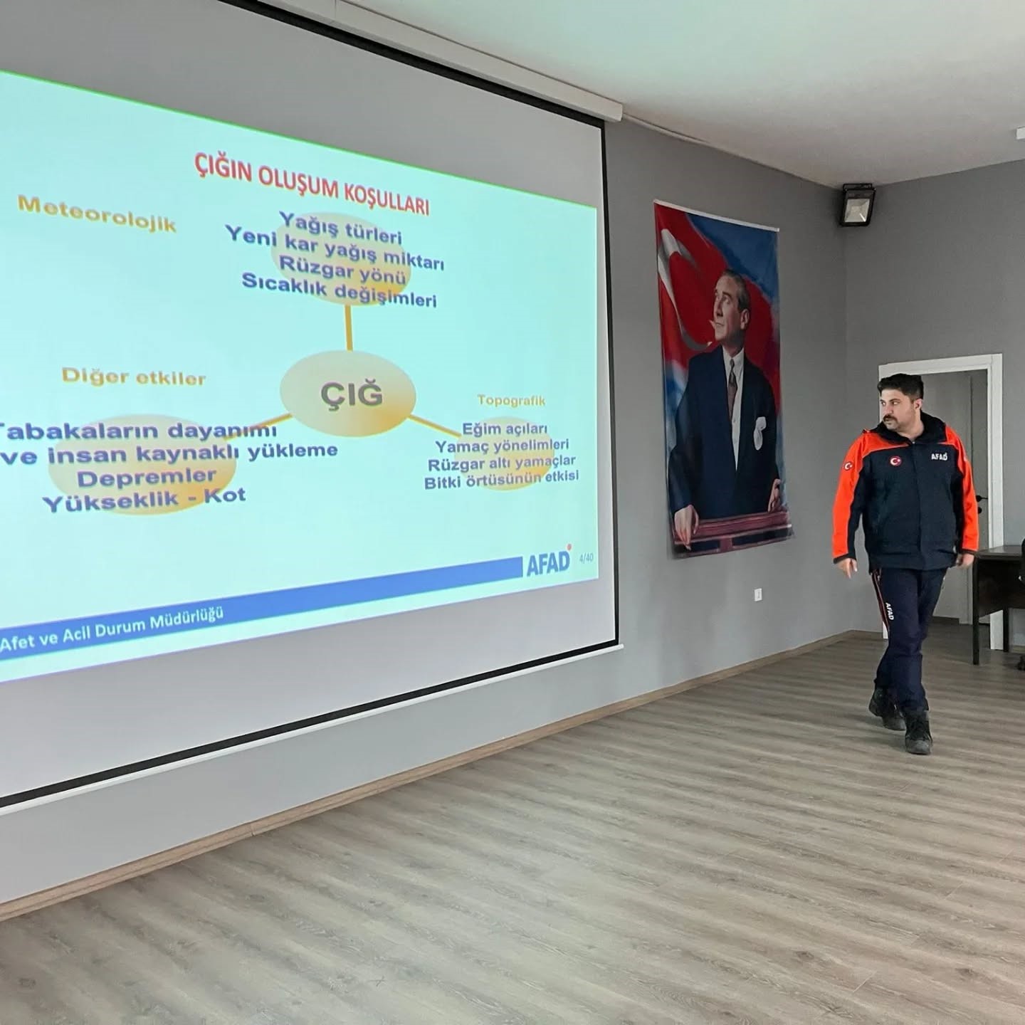 AFAD Erzincan’dan çığ farkındalık eğitimi
