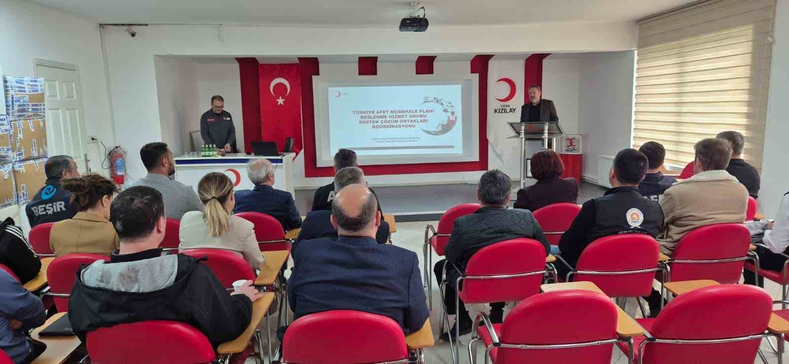 Afet Beslenme Grubu toplantısı
