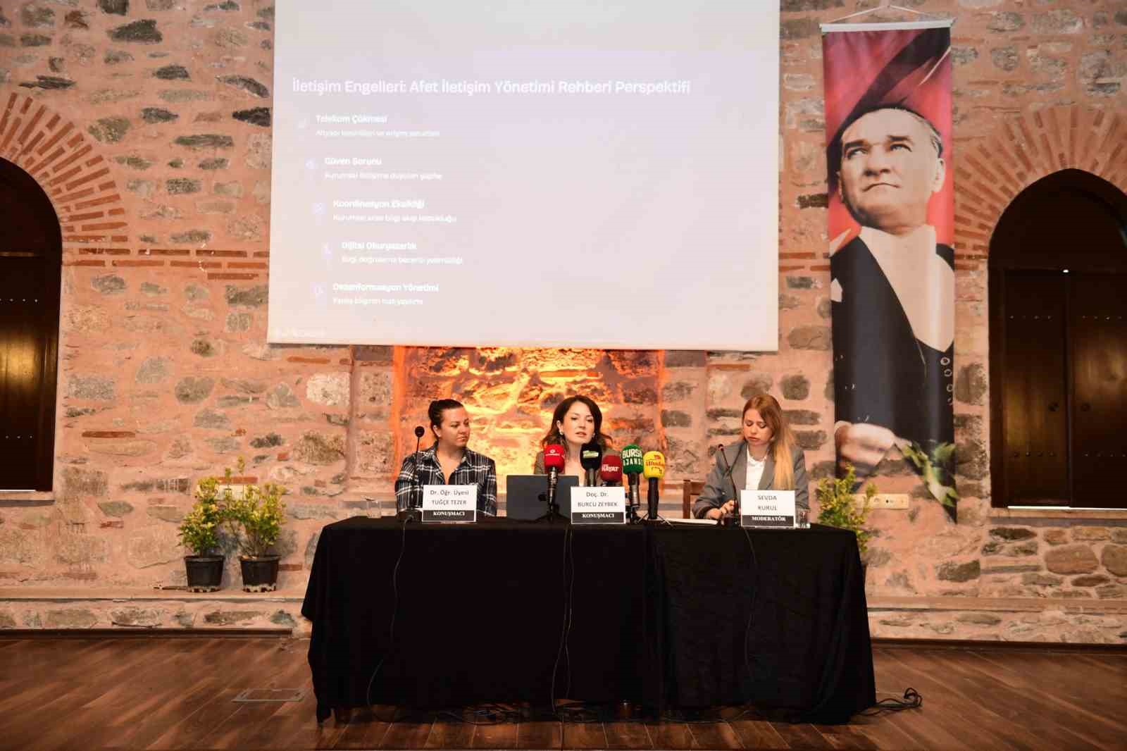 Afetlere karşı dirençli kentler Osmangazi’de konuşuldu
