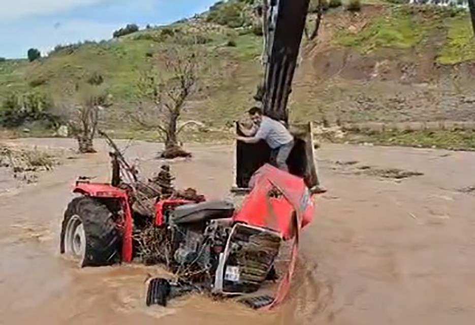 Afrin Çayı’nda mahsur kalan şahıs kurtarıldı
