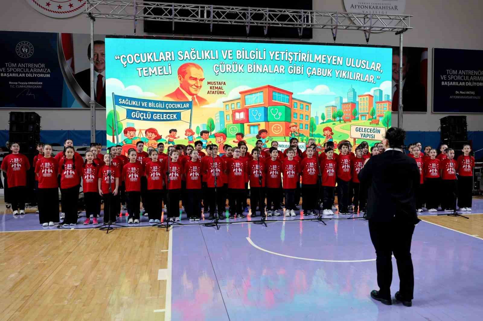 Afyonkarahisar’da 23 Nisan coşkusu
