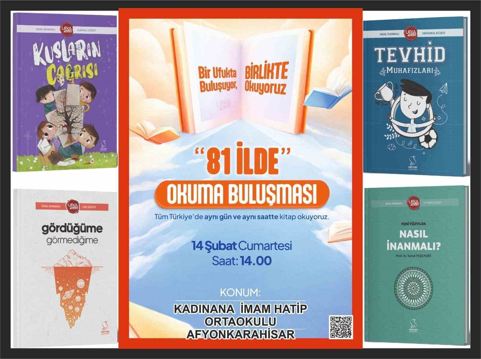 Afyonkarahisar’da ‘81 İlde Okuma Buluşması’ etkinliği gerçekleştirilecek
