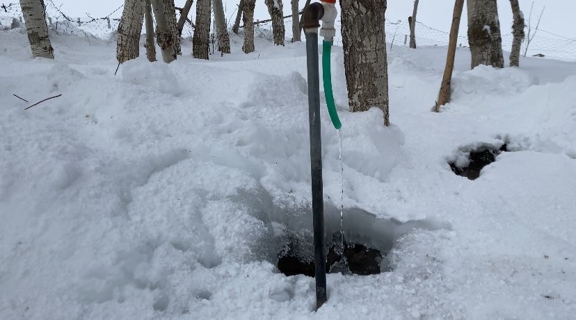 Ağrı’da dondurucu soğuklar etkisini sürdürüyor
