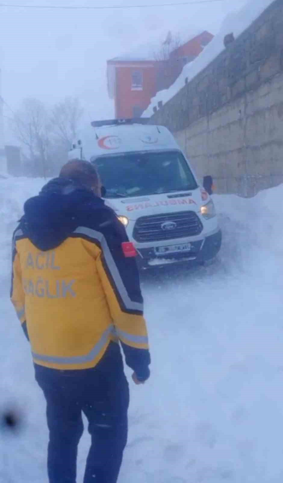 Ağrı’da köylerde rahatsızlanan hastalar için ekipler seferber oldu
