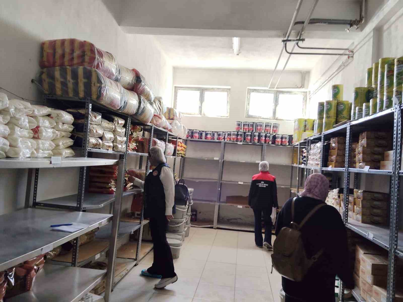 Ağrı’da öğrenci yurtları ve pansiyonlarda gıda denetimi sürüyor
