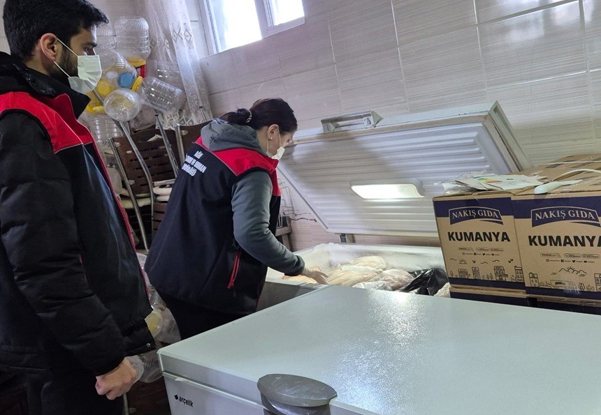 Ağrı’da öğrenci yurtları ve pansiyonlarda gıda denetimi sürüyor
