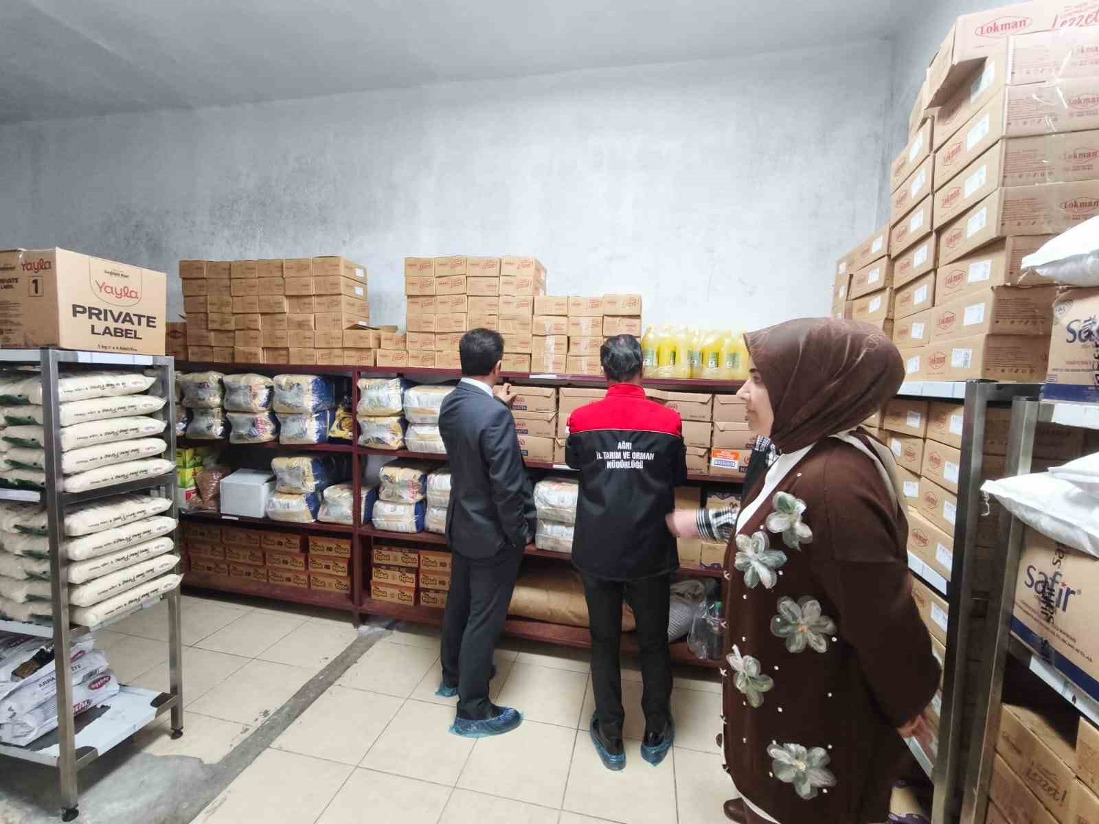 Ağrı’da öğrenci yurtlarına gıda güvenliği denetimi
