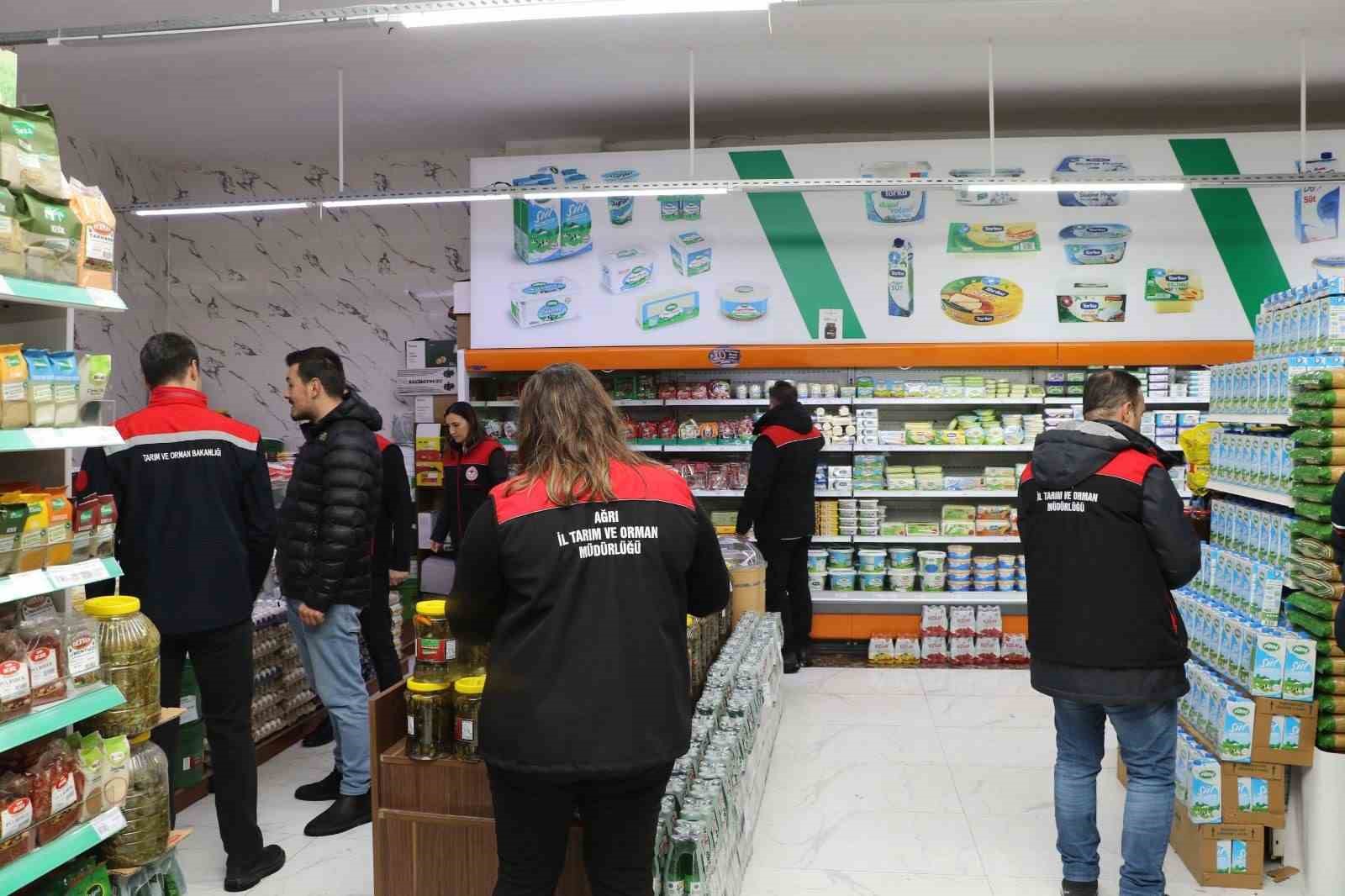 Ağrı’da Ramazan öncesi market, kasap ve fırınlar denetlendi
