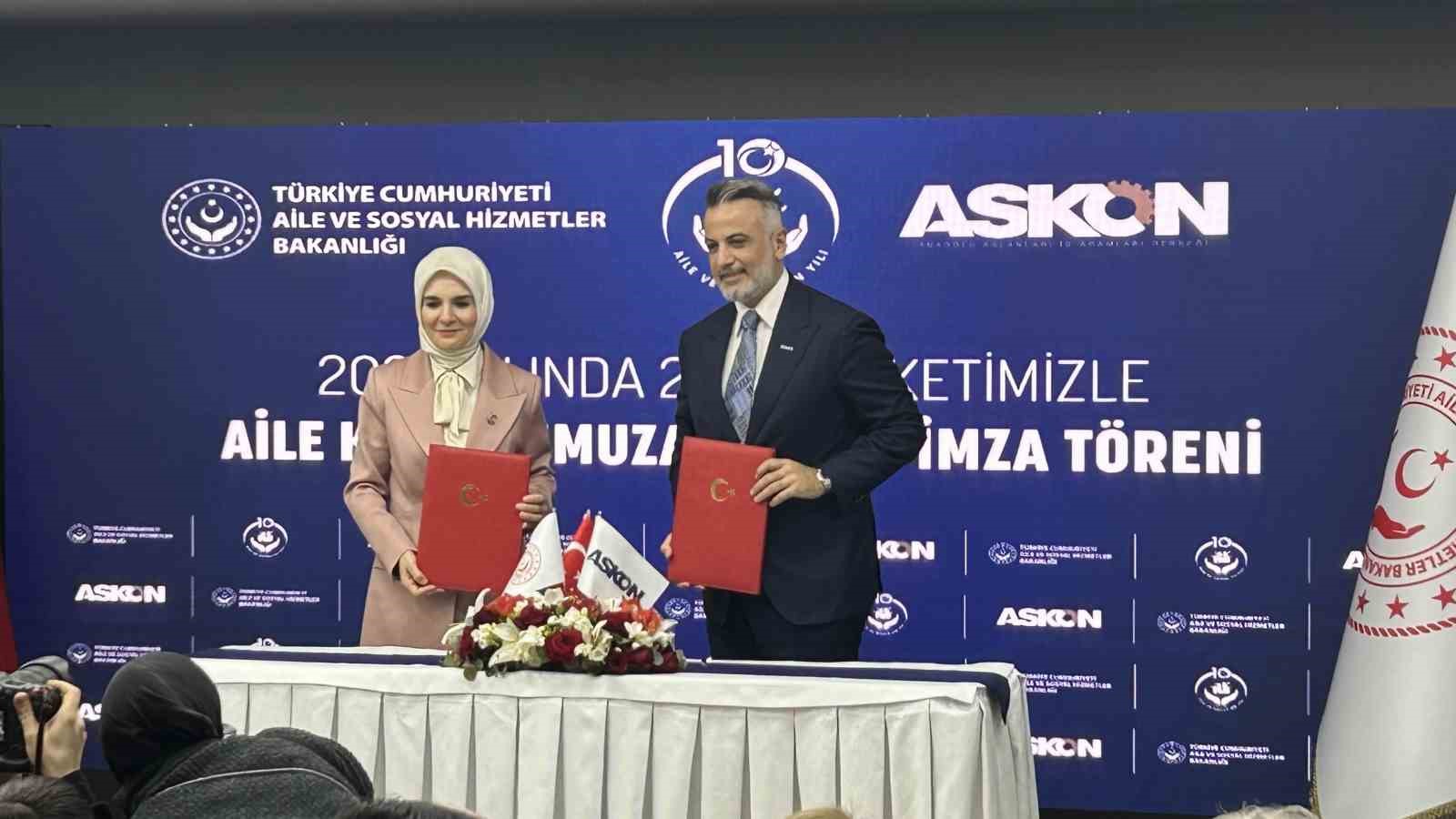 Aile ve Sosyal Hizmetler Bakanlığı’yla iş dünyası arasında aile kurumunu güçlendirecek iş birliği protokolü imzalandı
