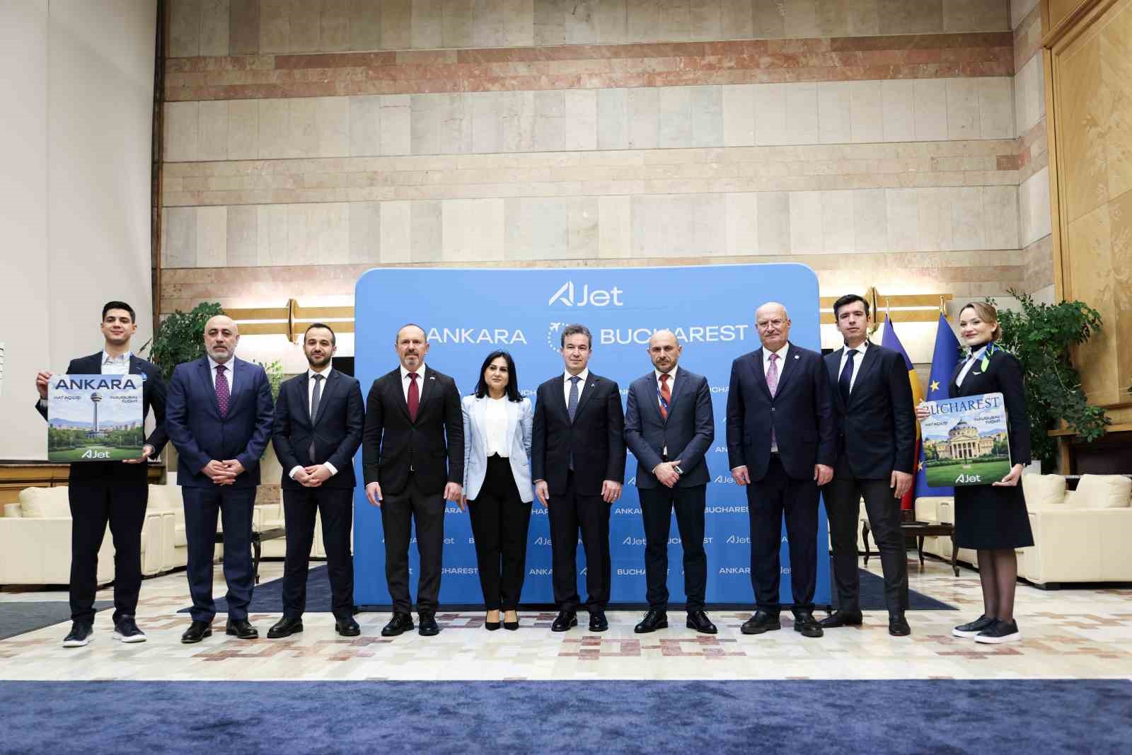 AJet, ilk Ankara-Bükreş seferini gerçekleştirdi
