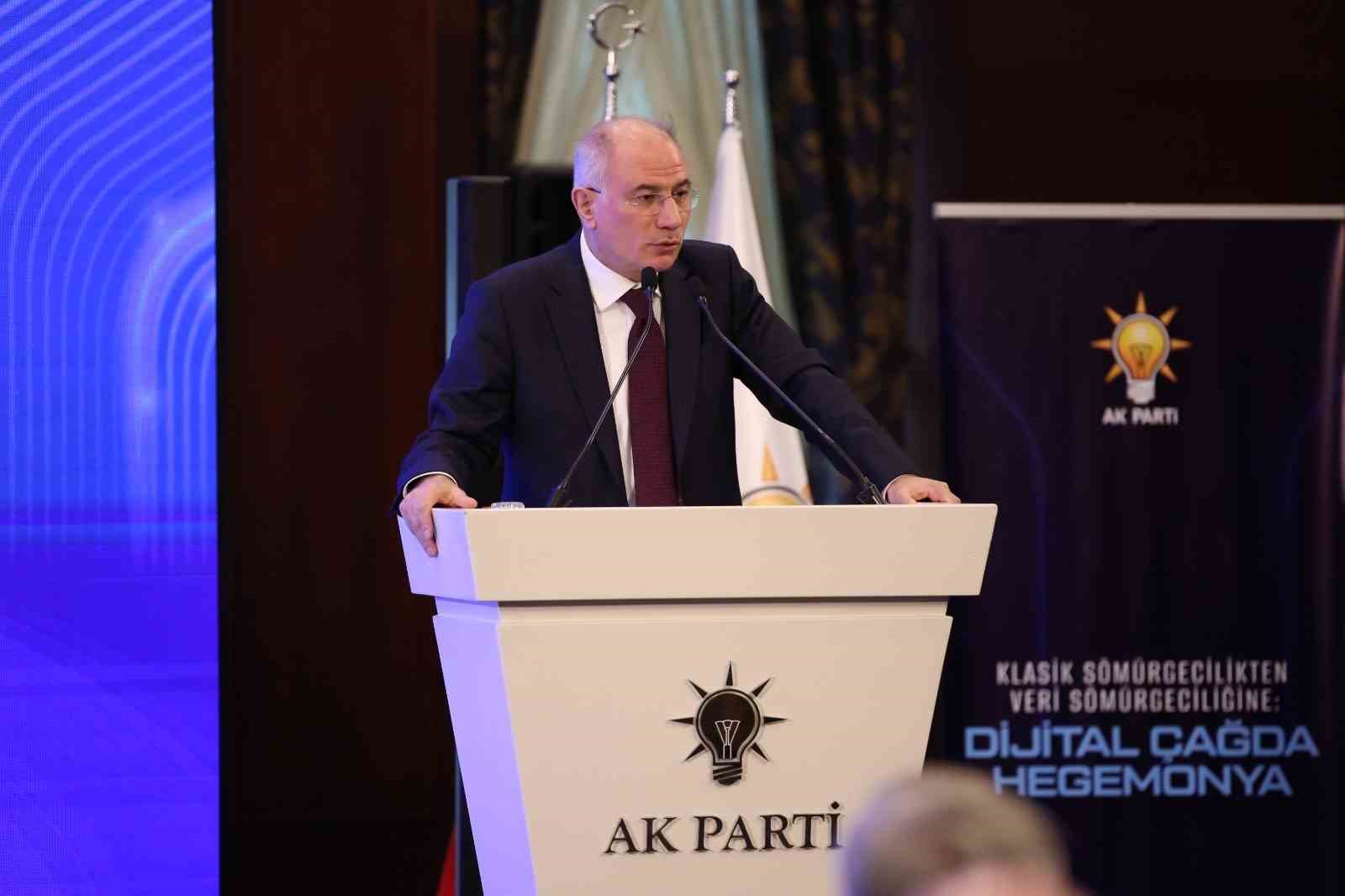 AK Parti Genel Başkanvekili Ala: "Toplumu yönetmek için toplumun verilerini alıyorlar"
