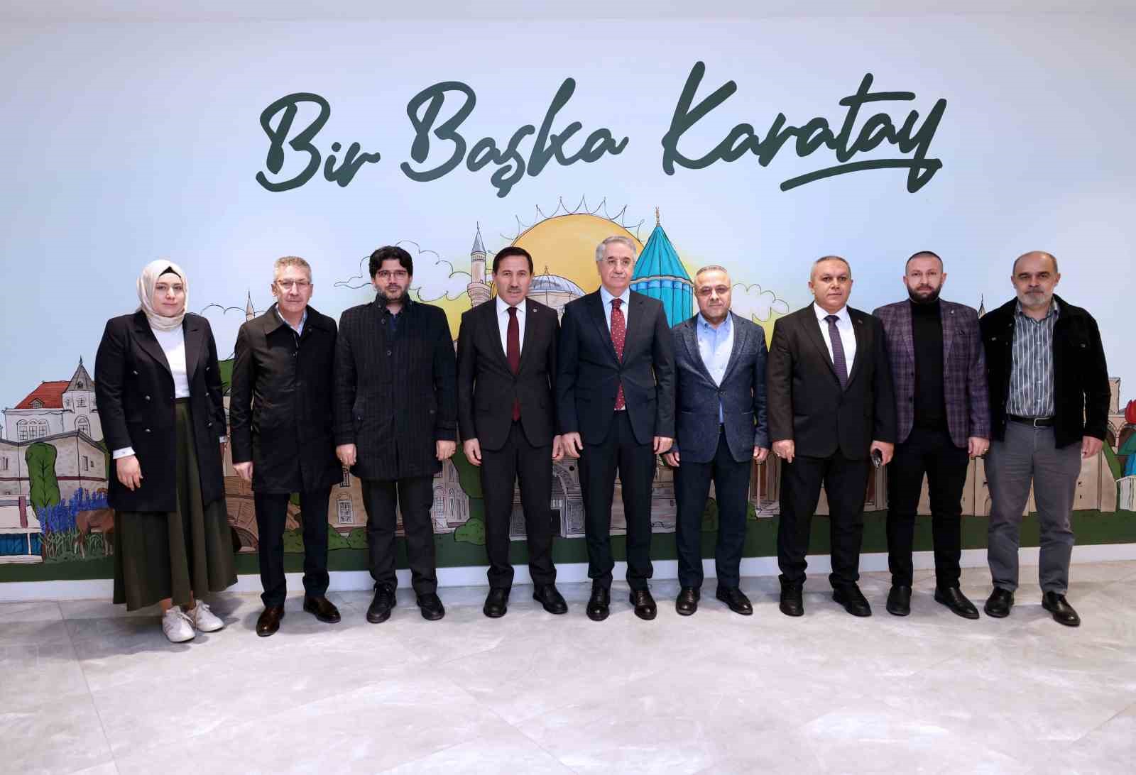 AK Parti heyeti Karatay’da yatırımları inceledi
