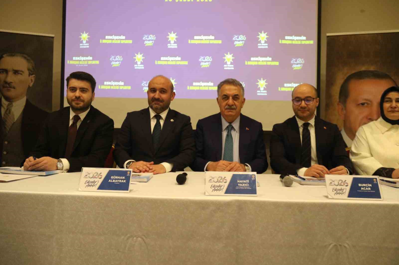 AK Parti İl Başkanı Albayrak: "Eskişehir için ortaya koyduğumuz vizyonun sınırlarına CHP zihniyetinin hayalleri bile yetişemez"
AK Parti İl Başkanı Albayrak: "Eskişehir için ortaya koyduğumuz vizyonun sınırlarına CHP zihniyetinin hayalleri bile yetişemez"