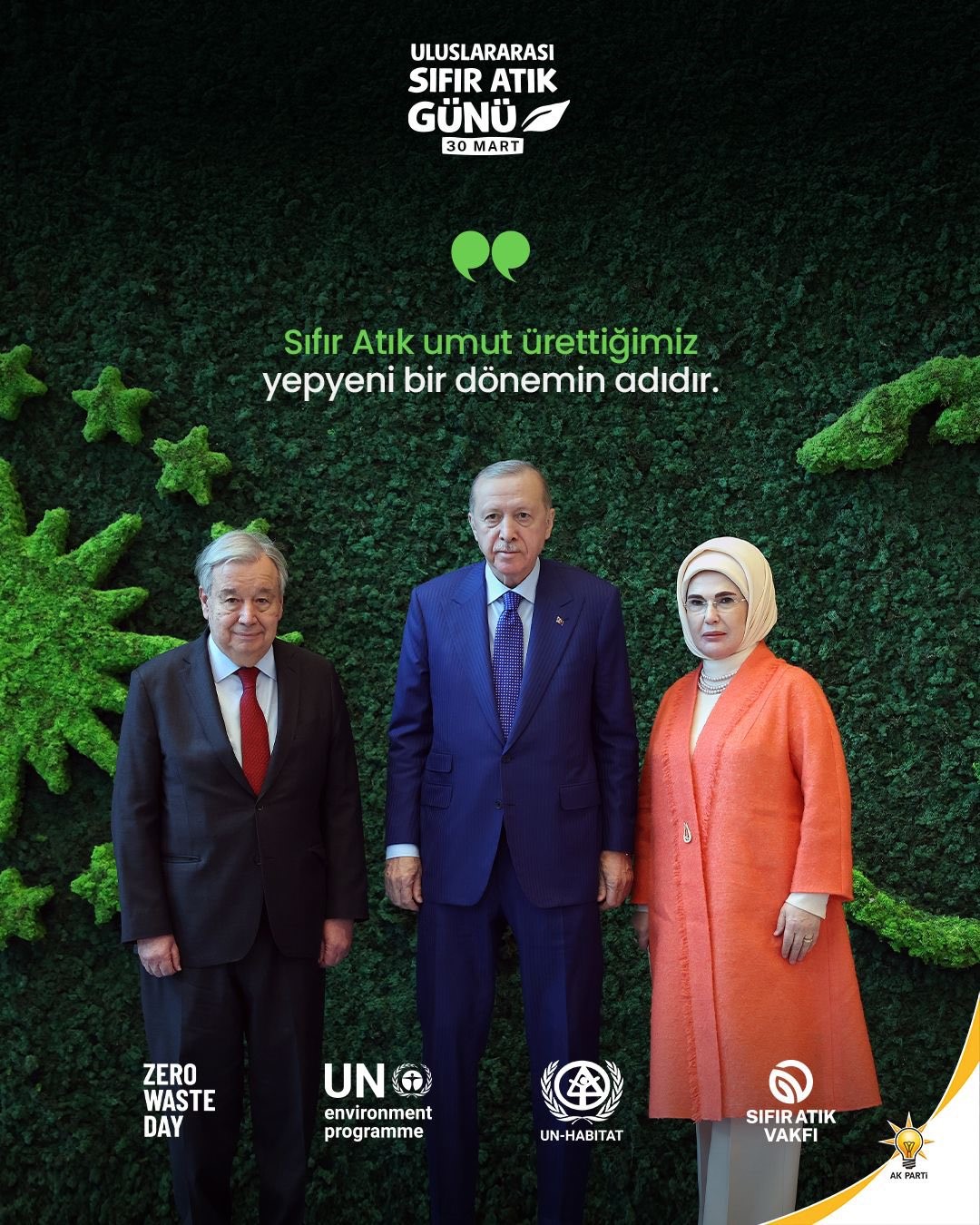 AK Parti Sözcüsü Çelik: "Sıfır Atık Hareketi, dünyaya sahip çıkmak için küresel bir eylem ve ilham kaynağıdır"
