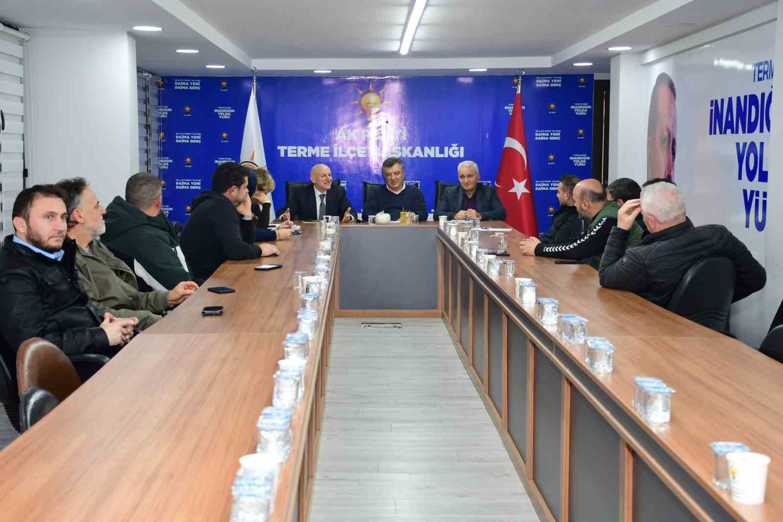 AK Parti Terme İl Başkanı Baş: "Hizmetin şahidiyiz, başkanımızın yanındayız"
