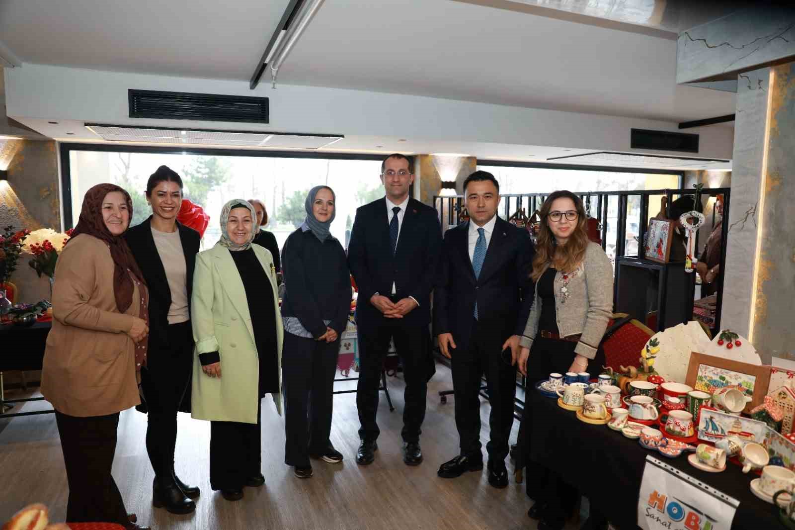 Akçaabat’ta üreten kadınlara Başkan Ekim’den destek
